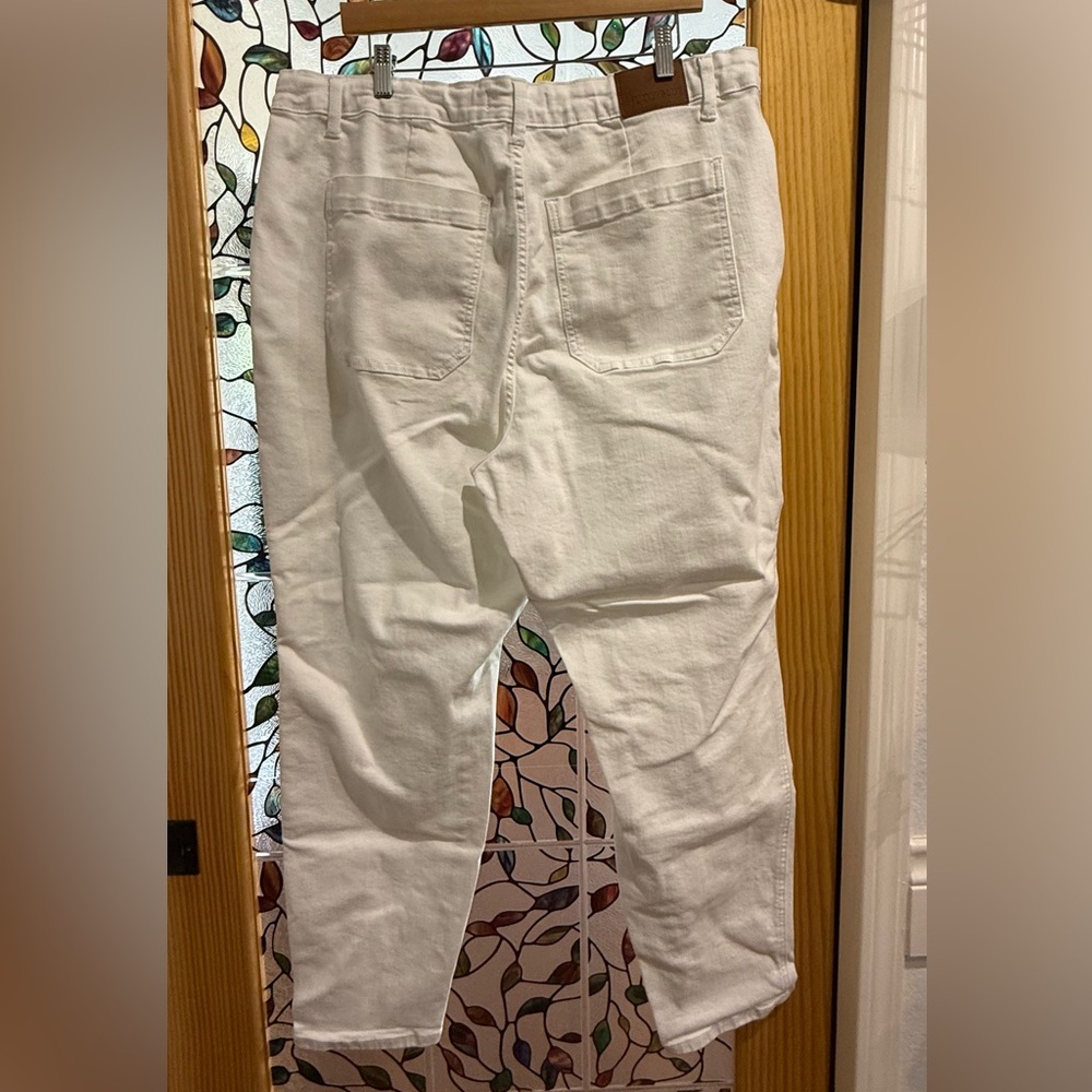 Judy Blue White Drawstring Jeans - Picture 5 of 9